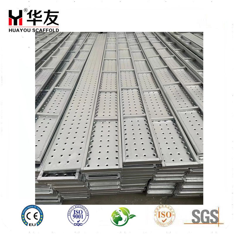 perforated steel plank.